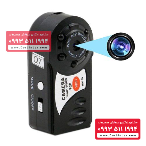 دوربین بند انگشتی مینی دی وی Q7؛ مجهز با لنز 10 مگاپیکسلی با قابلیت اتصال بی سیم به موبایل